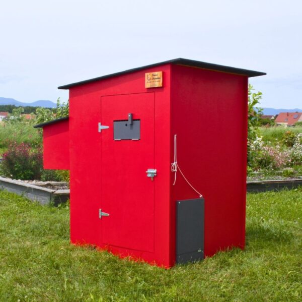 poulailler 14 poules Alto rouge en bois