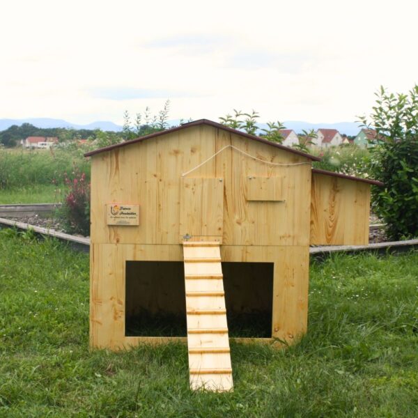 Poulailler en bois épicéa 8 poules Gali