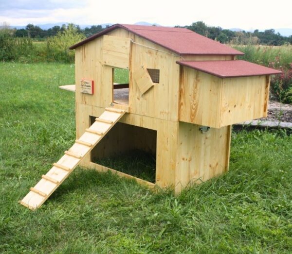 Poulailler épicéa pour 8 poules Gali