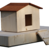 Ilot + nichoir simple en bois pour canards