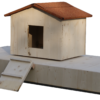 Ilot + nichoir simple en bois