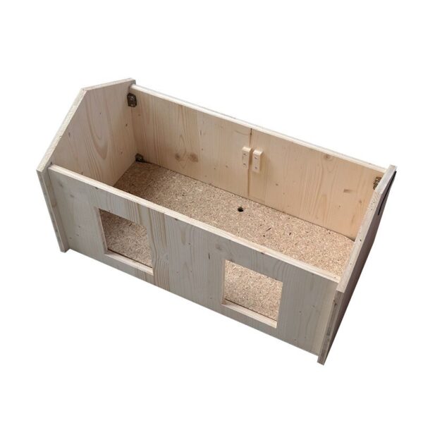Nichoir en bois triple pour canards