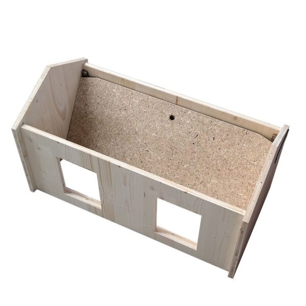 Nichoir en bois triple canards
