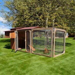 Poulailler enclos 6 poules Mika