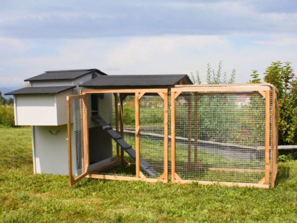 Poulailler enclos pour 6 poules Mika