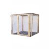 enclos poules en bois douglas 100/100