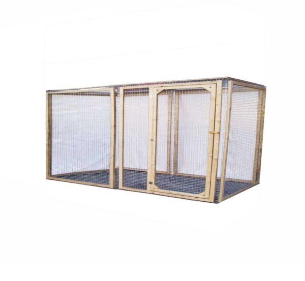 enclos poules en bois douglas 100/200