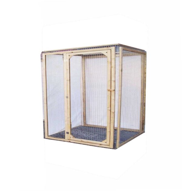 enclos poules en bois douglas 120/100