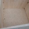 niche chien en bois
