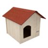 niche pour chien en bois