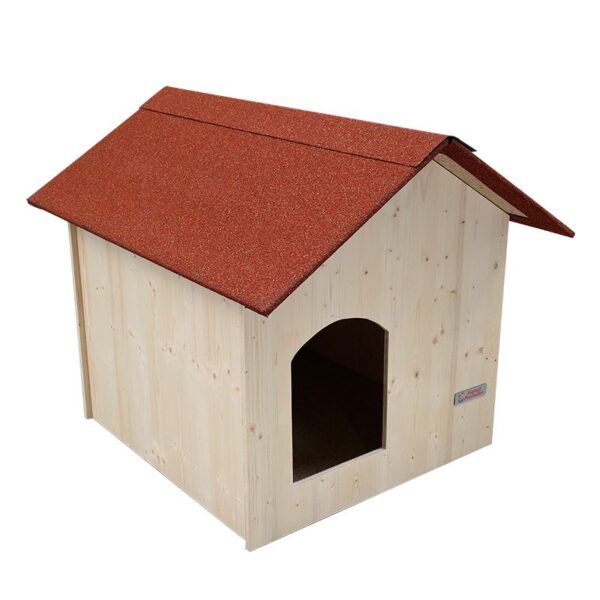 niche pour chien en bois