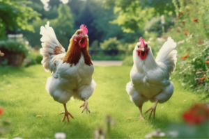 poules heureuses en mars